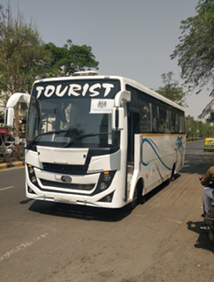 Ac bus hire in Ahmedabad